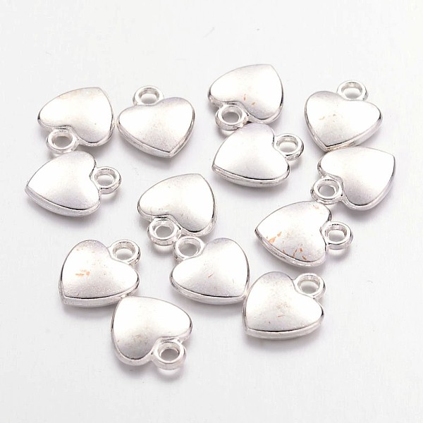 PandaHall Tibetan Style Alloy Charms, Lead Free & Cadmium Free & Nickel Free, Heart, Silver Color Plated, about 12mm long, 10mm wide, 2.5mm...
PandaHall Tibetan Style Alloy Charms, Lead Free & Cadmium Free & Nickel Free, Heart, Silver Color Plated, about 12mm long, 10mm wide, 2.5mm...