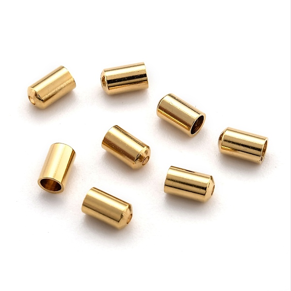 PandaHall Brass Cord End, End Caps Long-Lasting Plated, Column, Real 24K Gold Plated, 5x3mm, Hole: 1mm, Inner Diameter: 1.5mm Brass
PandaHall Brass Cord End, End Caps Long-Lasting Plated, Column, Real 24K Gold Plated, 5x3mm, Hole: 1mm, Inner Diameter: 1.5mm Brass