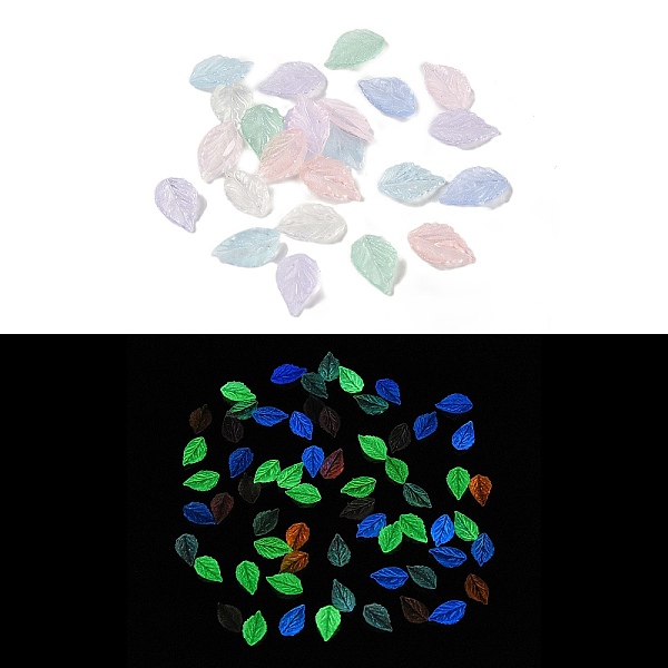 PandaHall Luminous Resin Decoden Cabochons, Glow in the Dark, Leaf, Mixed Color, 8x5x1.5mm Resin Leaf Multicolor
PandaHall Luminous Resin Decoden Cabochons, Glow in the Dark, Leaf, Mixed Color, 8x5x1.5mm Resin Leaf Multicolor