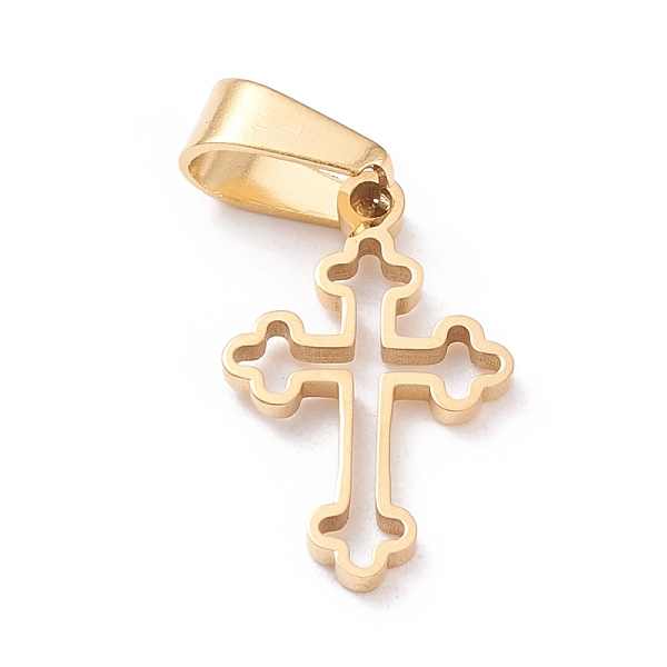 PandaHall Ion Plating(IP) 304 Stainless Steel Pendants, Laser Cut, Hollow Cross, Golden, 19x12x1.5mm, Hole: 3.5x7mm 304 Stainless Steel...
PandaHall Ion Plating(IP) 304 Stainless Steel Pendants, Laser Cut, Hollow Cross, Golden, 19x12x1.5mm, Hole: 3.5x7mm 304 Stainless Steel...