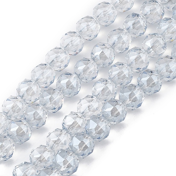 PandaHall Transparent Electroplate Glass Beads Strands, Faceted, Round, Pearl Luster Plated, Light Steel Blue, 9~10x9~9.5mm, Hole: 1.4mm...
PandaHall Transparent Electroplate Glass Beads Strands, Faceted, Round, Pearl Luster Plated, Light Steel Blue, 9~10x9~9.5mm, Hole: 1.4mm...