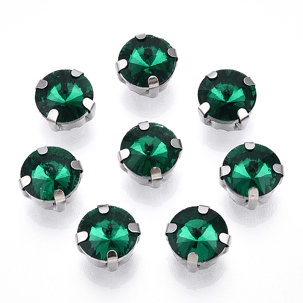 PandaHall Sew on Rhinestone, Multi-strand Links, Glass Rhinestone, with Brass Prong Settings, Garments Accessories, Faceted, Flat Round..., Green
PandaHall Sew on Rhinestone, Multi-strand Links, Glass Rhinestone, with Brass Prong Settings, Garments Accessories, Faceted, Flat Round..., Green