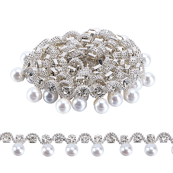 PandaHall AHADERMAKER 1Yard Brass & Glass Rhinestone & Plastic Cup Chains, Wedding Dress Decorative Chains, White, 17x5~11mm Brass+Glass...
PandaHall AHADERMAKER 1Yard Brass & Glass Rhinestone & Plastic Cup Chains, Wedding Dress Decorative Chains, White, 17x5~11mm Brass+Glass...