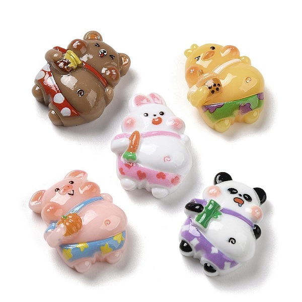 PandaHall Opaque Resin Cabochons, Animal Mixed Shapes, Mixed Color, 24.5~28x20x9~10.5mm Resin Mixed Shapes Multicolor
PandaHall Opaque Resin Cabochons, Animal Mixed Shapes, Mixed Color, 24.5~28x20x9~10.5mm Resin Mixed Shapes Multicolor