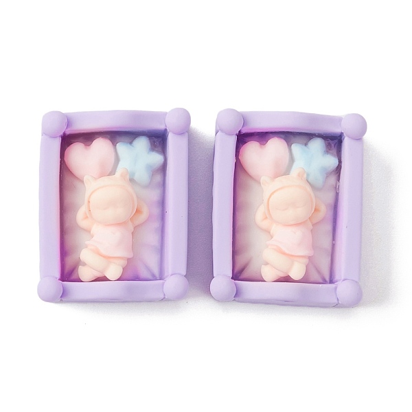 PandaHall Opaque Resin Cabochons, Bed with Baby, Lavender, 25x20.5x12mm Resin Human Purple
PandaHall Opaque Resin Cabochons, Bed with Baby, Lavender, 25x20.5x12mm Resin Human Purple