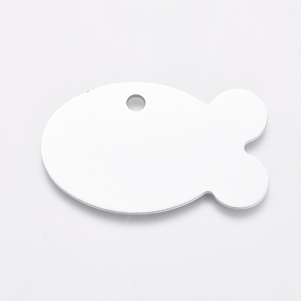 PandaHall Aluminum Pendants, Stamping Blank Tag, Fish, Silver, 24x38x1mm, Hole: 3mm Aluminum Fish Silver
PandaHall Aluminum Pendants, Stamping Blank Tag, Fish, Silver, 24x38x1mm, Hole: 3mm Aluminum Fish Silver