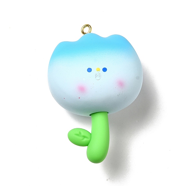 PandaHall PVC Plastic and Resin Big Pendants, with Iron Loops, Tulip, Blue, 59x40x31mm, Hole: 2.6mm PVC Flower Blue
PandaHall PVC Plastic and Resin Big Pendants, with Iron Loops, Tulip, Blue, 59x40x31mm, Hole: 2.6mm PVC Flower Blue