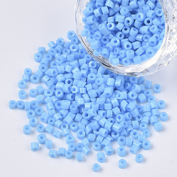 PandaHall 8/0 Glass Bugle Beads, Opaque Colours, Light Sky Blue, 8/0 2.5~3x2.5mm, Hole: 0.9mm, about 15000pcs/bag Glass Blue
PandaHall 8/0 Glass Bugle Beads, Opaque Colours, Light Sky Blue, 8/0 2.5~3x2.5mm, Hole: 0.9mm, about 15000pcs/bag Glass Blue