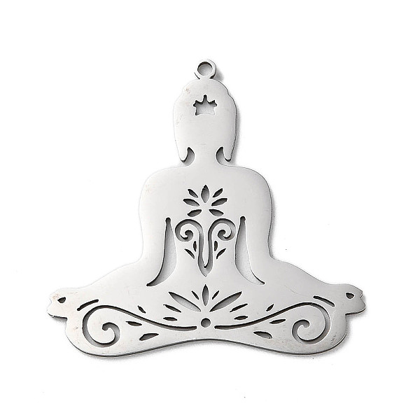 PandaHall 201 Stainless Steel Pendants, Laser Cut, Yoga Charm, Stainless Steel Color, 34x34.5x1mm, Hole: 1.5mm 201 Stainless Steel Others
PandaHall 201 Stainless Steel Pendants, Laser Cut, Yoga Charm, Stainless Steel Color, 34x34.5x1mm, Hole: 1.5mm 201 Stainless Steel Others