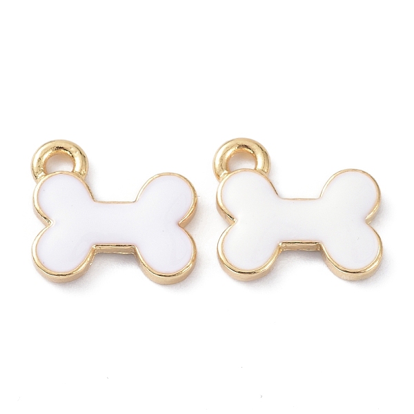 PandaHall Bone Alloy Enamel Pendants, Light Gold, White, 11.8x12.8x2.2mm, Hole: 1.5mm Alloy+Enamel Others White
PandaHall Bone Alloy Enamel Pendants, Light Gold, White, 11.8x12.8x2.2mm, Hole: 1.5mm Alloy+Enamel Others White