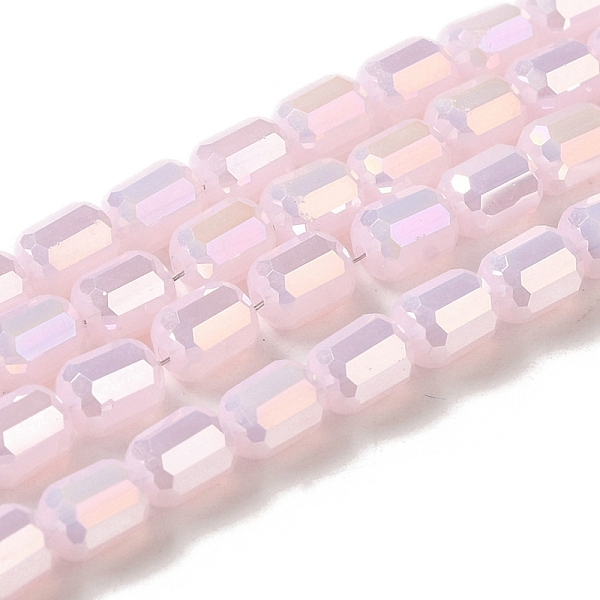 PandaHall Electroplate Glass Beads Strands, Faceted, AB Color, Column, Pink, 4x5~6mm, Hole: 1mm, about 80pcs/strand, 18.11''(46cm) Glass...
PandaHall Electroplate Glass Beads Strands, Faceted, AB Color, Column, Pink, 4x5~6mm, Hole: 1mm, about 80pcs/strand, 18.11''(46cm) Glass...