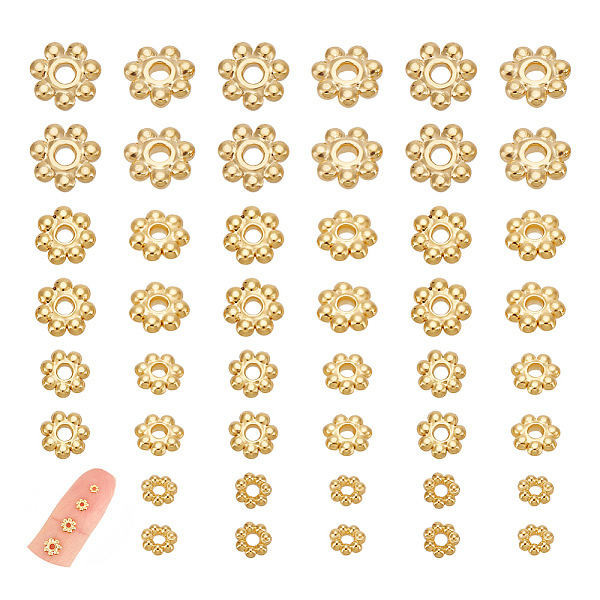 PandaHall Unicraftale 304 Stainless Steel Spacer Beads, Flower, Real 18K Gold Plated, 3~6x1~1.5mm, Hole: 1~1.4mm, 15pcs/style, 4 Styles...
PandaHall Unicraftale 304 Stainless Steel Spacer Beads, Flower, Real 18K Gold Plated, 3~6x1~1.5mm, Hole: 1~1.4mm, 15pcs/style, 4 Styles...