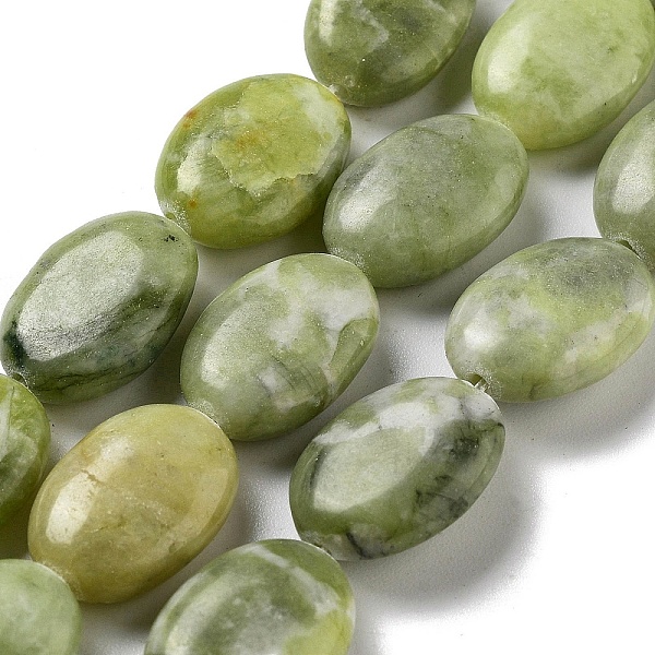 PandaHall Natural Xinyi Jade/Southern Jade Beads Strands, Flat Oval, 18~18.5x13~13.5x6~6.5mm, Hole: 1.2mm, about 11pcs/strand, 7.76 inch...
PandaHall Natural Xinyi Jade/Southern Jade Beads Strands, Flat Oval, 18~18.5x13~13.5x6~6.5mm, Hole: 1.2mm, about 11pcs/strand, 7.76 inch...