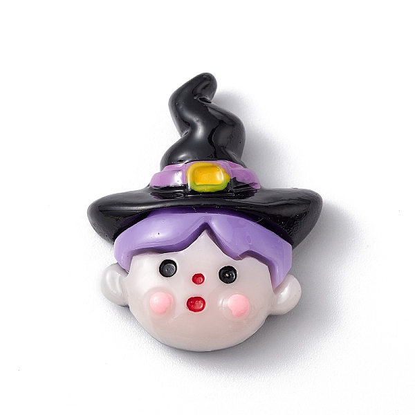 PandaHall Halloween Theme Opaque Resin Cabochons, Lilac, Witch Pattern, 28x23x8mm Resin Witch Purple
PandaHall Halloween Theme Opaque Resin Cabochons, Lilac, Witch Pattern, 28x23x8mm Resin Witch Purple