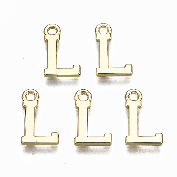 PandaHall Alloy Charms, Cadmium Free & Nickel Free & Lead Free, Alphabet, Real 16K Gold Plated, Letter.L, 14x8.5x1mm, Hole: 1.6mm Alloy...
PandaHall Alloy Charms, Cadmium Free & Nickel Free & Lead Free, Alphabet, Real 16K Gold Plated, Letter.L, 14x8.5x1mm, Hole: 1.6mm Alloy...