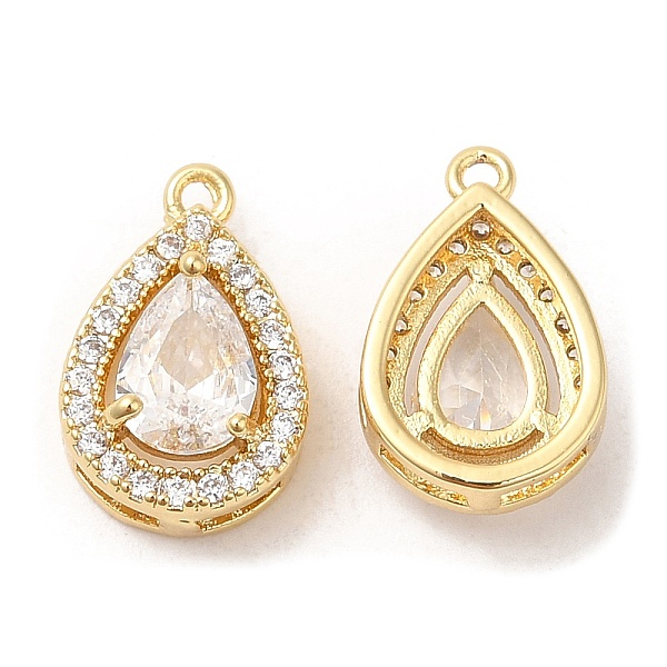 PandaHall Brass and Clear Cubic Zirconia Pendants, Teardrop, Real 18K Gold Plated, 14x9x5.5mm, Hole: 1mm Brass+Cubic Zirconia Teardrop Clear
PandaHall Brass and Clear Cubic Zirconia Pendants, Teardrop, Real 18K Gold Plated, 14x9x5.5mm, Hole: 1mm Brass+Cubic Zirconia Teardrop Clear