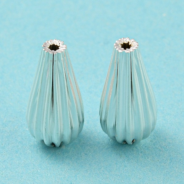 PandaHall Eco-friendly Brass Beads, Cadmium Free & Lead Free, Long-Lasting Plated, Corrugated Teardrop, 925 Sterling Silver Plated, 13.5x7mm...
PandaHall Eco-friendly Brass Beads, Cadmium Free & Lead Free, Long-Lasting Plated, Corrugated Teardrop, 925 Sterling Silver Plated, 13.5x7mm...
