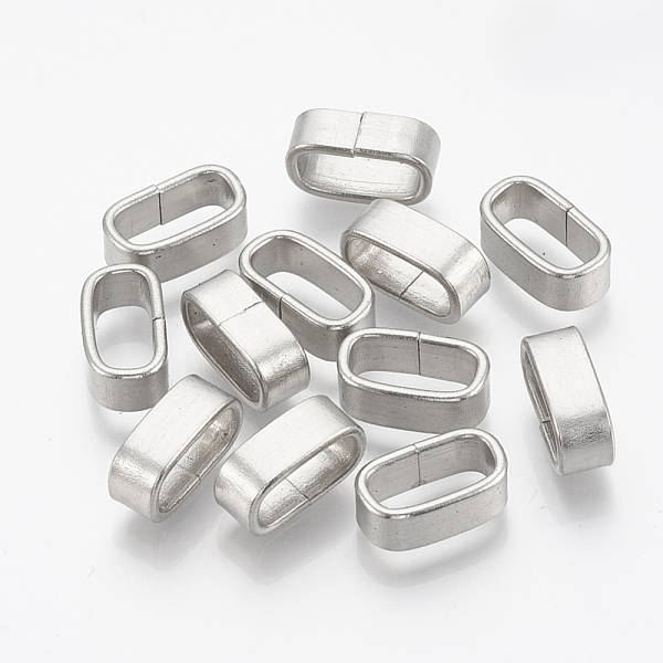 PandaHall 304 Stainless Steel Slide Charm, Rectangle Oval, Stainless Steel Color, 12.5x5x7mm, Hole: 4x10mm 304 Stainless Steel Rectangle
PandaHall 304 Stainless Steel Slide Charm, Rectangle Oval, Stainless Steel Color, 12.5x5x7mm, Hole: 4x10mm 304 Stainless Steel Rectangle