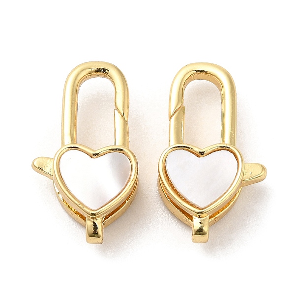 PandaHall Rack Plating Brass Lobster Claw Clasps, with Shell, Cadmium Free & Lead Free, Real 18K Gold Plated, Long-Lasting Plated, Heart...
PandaHall Rack Plating Brass Lobster Claw Clasps, with Shell, Cadmium Free & Lead Free, Real 18K Gold Plated, Long-Lasting Plated, Heart...