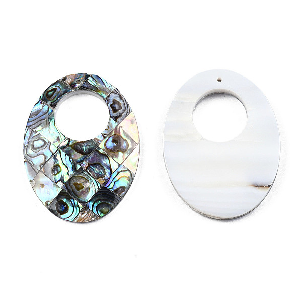PandaHall Single-Sided Natural Abalone Shell/Paua Shell Pendants, with Freshwater Shell Back, Oval, Colorful, 40x30x4mm, Hole: 1.4mm Shell...
PandaHall Single-Sided Natural Abalone Shell/Paua Shell Pendants, with Freshwater Shell Back, Oval, Colorful, 40x30x4mm, Hole: 1.4mm Shell...