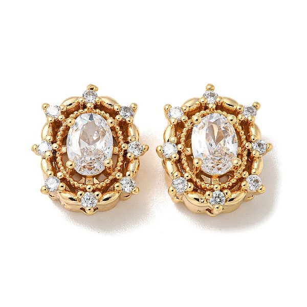 PandaHall Brass Micro Pave Cubic Zirconia Beads, Oval, Real 18K Gold Plated, 15x13x8mm, Hole: 1.5mm Brass+Cubic Zirconia Oval Clear
PandaHall Brass Micro Pave Cubic Zirconia Beads, Oval, Real 18K Gold Plated, 15x13x8mm, Hole: 1.5mm Brass+Cubic Zirconia Oval Clear