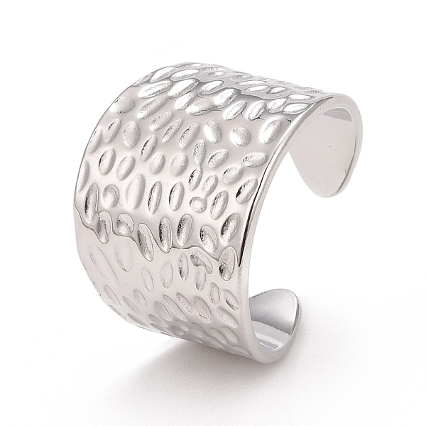 PandaHall 304 Stainless Steel Open Cuff Ring, Textured Wide Band Ring for Women, Stainless Steel Color, US Size 9(18.9mm) 304 Stainless...
PandaHall 304 Stainless Steel Open Cuff Ring, Textured Wide Band Ring for Women, Stainless Steel Color, US Size 9(18.9mm) 304 Stainless...