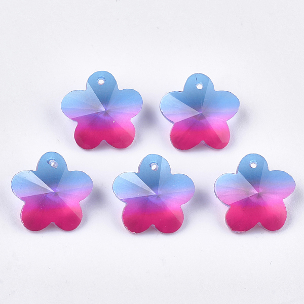 PandaHall Rainbow K9 Glass Pendants, Faceted, Flower, Royal Blue, 16x16.5x8mm, Hole: 1mm Glass Flat Round Blue
PandaHall Rainbow K9 Glass Pendants, Faceted, Flower, Royal Blue, 16x16.5x8mm, Hole: 1mm Glass Flat Round Blue