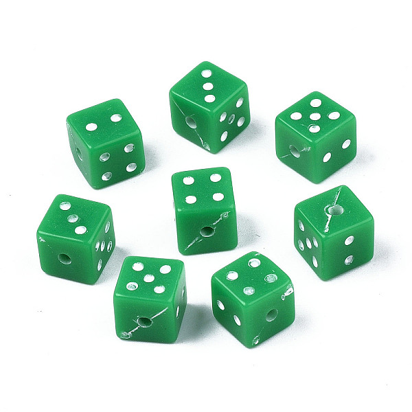 PandaHall Acrylic Beads, Dice, Sea Green, 7.5x7.5x7.5mm, Hole: 1.5mm, about 1000pcs/500g Acrylic Cube Green
PandaHall Acrylic Beads, Dice, Sea Green, 7.5x7.5x7.5mm, Hole: 1.5mm, about 1000pcs/500g Acrylic Cube Green