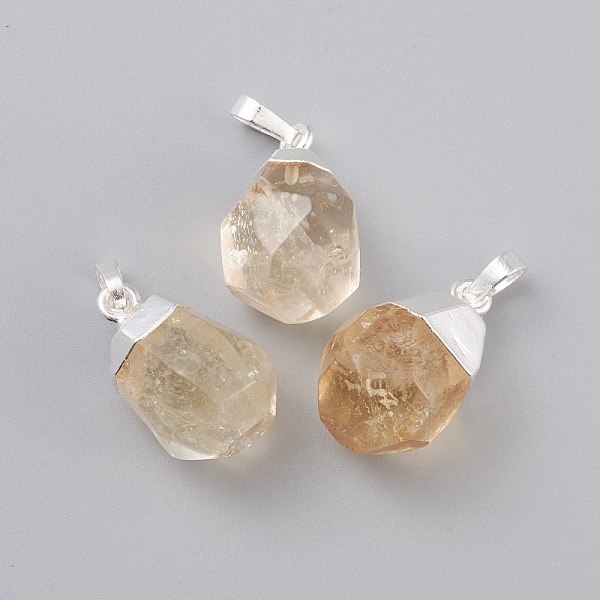 PandaHall Natural Citrine Pendants, with Brass Bails, Faceted, Teardrop, Silver Color Plated, 19~21x12~14x11~15mm, Hole: 5x3mm Citrine...
PandaHall Natural Citrine Pendants, with Brass Bails, Faceted, Teardrop, Silver Color Plated, 19~21x12~14x11~15mm, Hole: 5x3mm Citrine...