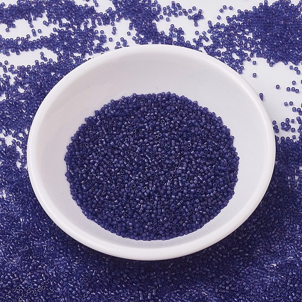 PandaHall MIYUKI Delica Beads, Cylinder, Japanese Seed Beads, 11/0, (DB0785) Dyed Semi-Frosted Transparent Cobalt, 1.3x1.6mm, Hole: 0.8mm..., Blue
PandaHall MIYUKI Delica Beads, Cylinder, Japanese Seed Beads, 11/0, (DB0785) Dyed Semi-Frosted Transparent Cobalt, 1.3x1.6mm, Hole: 0.8mm..., Blue