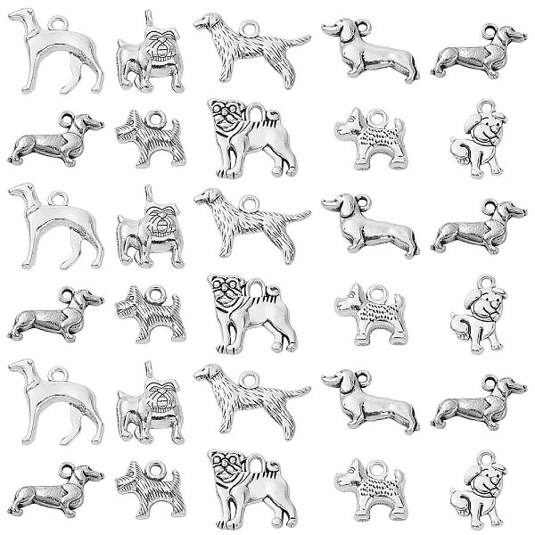 PandaHall Tibetan Style Alloy Puppy Pendants, Cadmium Free & Lead Free, Bulldog Charms, Antique Silver, 45pcs/Box Alloy Dog
PandaHall Tibetan Style Alloy Puppy Pendants, Cadmium Free & Lead Free, Bulldog Charms, Antique Silver, 45pcs/Box Alloy Dog