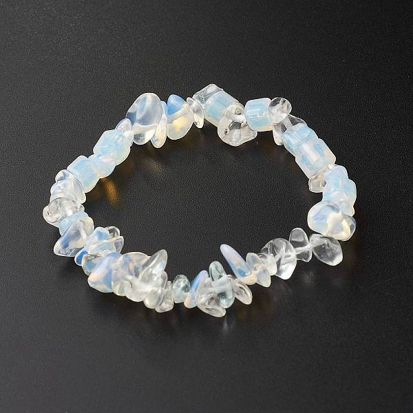 PandaHall Opalite Chip Bead Stretch Bracelets for Children, Inner Diameter: 1-7/8 inch(4.8~5.1cm) Opalite
PandaHall Opalite Chip Bead Stretch Bracelets for Children, Inner Diameter: 1-7/8 inch(4.8~5.1cm) Opalite