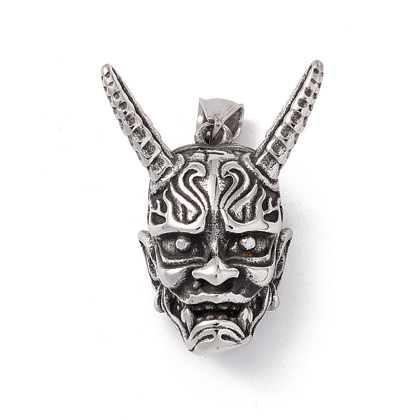 PandaHall 304 Stainless Steel Manual Polishing Pendants, Devil Charms, Antique Silver, 39x29.5x17mm, Hole: 4x9mm 304 Stainless Steel Others
PandaHall 304 Stainless Steel Manual Polishing Pendants, Devil Charms, Antique Silver, 39x29.5x17mm, Hole: 4x9mm 304 Stainless Steel Others