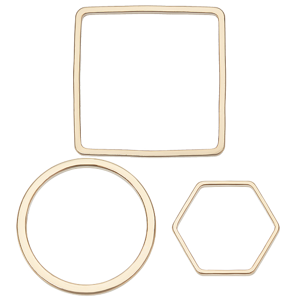 PandaHall Beebeecraft 30Pcs 3 Style Linking Rings for Jewelry Making, 24K Gold Plated Hollow Pendant Links Hexagon Square Ring Beading Hoop...
PandaHall Beebeecraft 30Pcs 3 Style Linking Rings for Jewelry Making, 24K Gold Plated Hollow Pendant Links Hexagon Square Ring Beading Hoop...