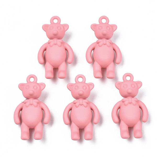 PandaHall Rack Plating Spray Painted Alloy Pendants, Cadmium Free & Nickel Free & Lead Free, Bear, Pink, 25x14x8mm, Hole: 1.6mm Alloy Bear...
PandaHall Rack Plating Spray Painted Alloy Pendants, Cadmium Free & Nickel Free & Lead Free, Bear, Pink, 25x14x8mm, Hole: 1.6mm Alloy Bear...