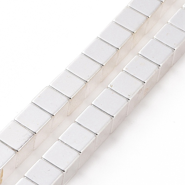 PandaHall Electroplated Non-magnetic Synthetic Hematite Beads Strands, Square, Silver Plated, 8x8x8mm, Hole: 1mm, about 51pcs/strand, 15.83...
PandaHall Electroplated Non-magnetic Synthetic Hematite Beads Strands, Square, Silver Plated, 8x8x8mm, Hole: 1mm, about 51pcs/strand, 15.83...