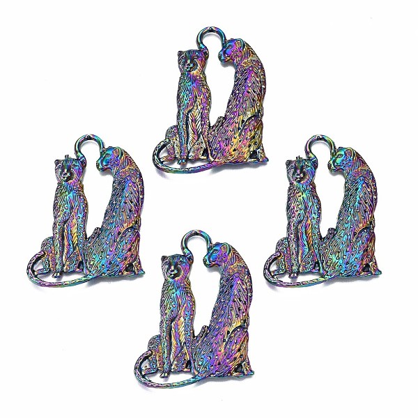PandaHall Alloy Big Pendant Rhinestone Settings, Cadmium Free & Nickel Free & Lead Free, Rainbow Color, Leopard, 63x45x5.5mm, Hole: 2.5mm...
PandaHall Alloy Big Pendant Rhinestone Settings, Cadmium Free & Nickel Free & Lead Free, Rainbow Color, Leopard, 63x45x5.5mm, Hole: 2.5mm...