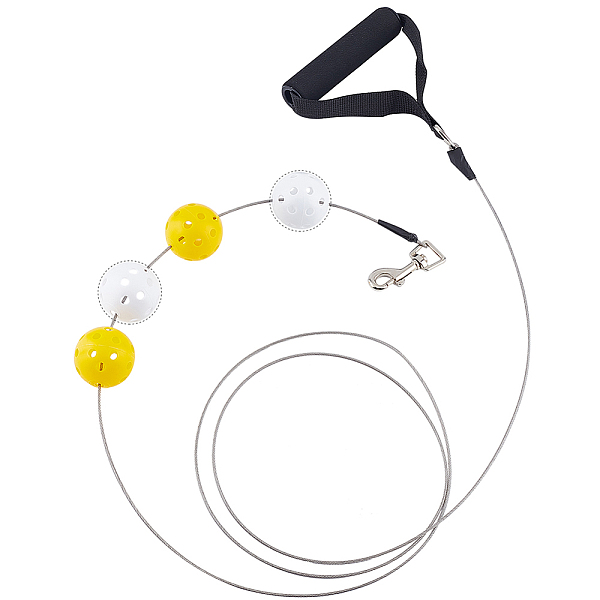 PandaHall Olycraft Baseball Batting Training Set, 2Pcs Polyester Pull Rope Grip Fitness Accessories, with 4Pcs Plastic Training Balls, 4M..., Multicolor
PandaHall Olycraft Baseball Batting Training Set, 2Pcs Polyester Pull Rope Grip Fitness Accessories, with 4Pcs Plastic Training Balls, 4M..., Multicolor