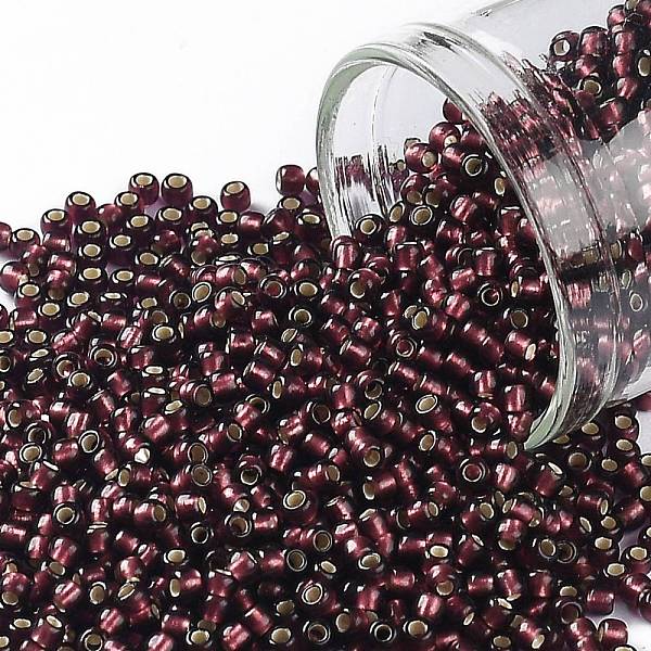 PandaHall TOHO Round Seed Beads, Japanese Seed Beads, (26CF) Silver Lined Frost Amethyst, 11/0, 2.2mm, Hole: 0.8mm, about 5555pcs/50g Glass..., Purple
PandaHall TOHO Round Seed Beads, Japanese Seed Beads, (26CF) Silver Lined Frost Amethyst, 11/0, 2.2mm, Hole: 0.8mm, about 5555pcs/50g Glass..., Purple