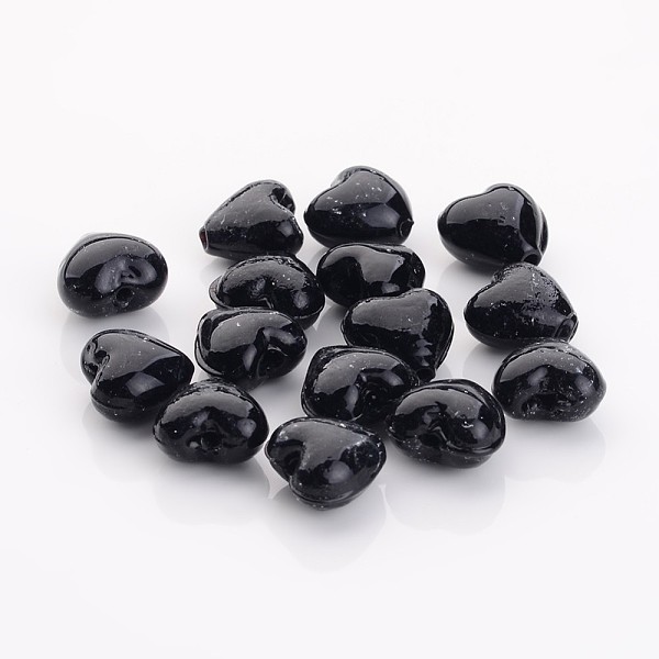 PandaHall Handmade Lampwork Beads, Heart, Black, 12x12x8mm, Hole: 2mm Lampwork Heart Black
PandaHall Handmade Lampwork Beads, Heart, Black, 12x12x8mm, Hole: 2mm Lampwork Heart Black