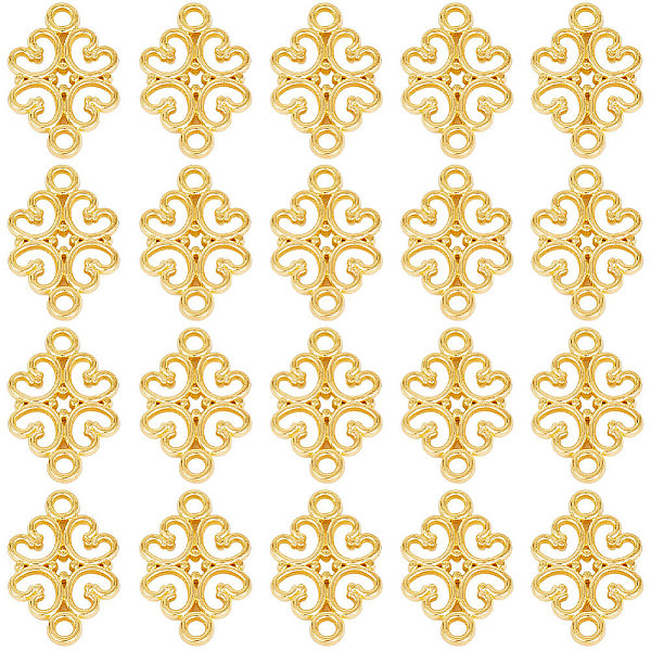 PandaHall SUNNYCLUE 100Pcs Alloy Connector Charms, Lead Free and Cadmium Free, Flower Links, Golden, 18x13x1mm, hole: 2mm Alloy Flower
PandaHall SUNNYCLUE 100Pcs Alloy Connector Charms, Lead Free and Cadmium Free, Flower Links, Golden, 18x13x1mm, hole: 2mm Alloy Flower