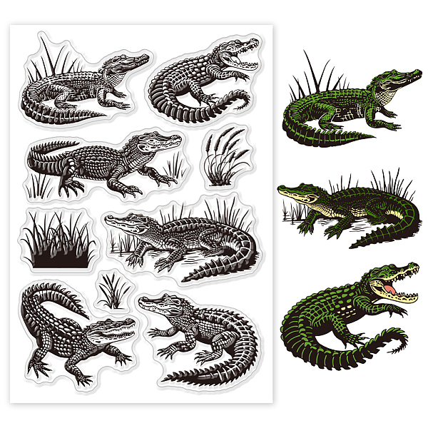 PandaHall GLOBLELAND Alligator Clear Stamp Reeds Clear Rubber Stamps Crocodiles Silicone Stamps for DIY Scrapbooking Photo Album Decorative...
PandaHall GLOBLELAND Alligator Clear Stamp Reeds Clear Rubber Stamps Crocodiles Silicone Stamps for DIY Scrapbooking Photo Album Decorative...
