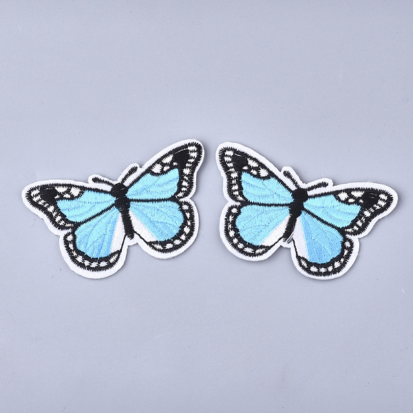PandaHall Computerized Embroidery Cloth Iron On Patches, Costume Accessories, Appliques, Butterfly, Sky Blue, 44x72.5x1.5mm Cloth Butterfly...
PandaHall Computerized Embroidery Cloth Iron On Patches, Costume Accessories, Appliques, Butterfly, Sky Blue, 44x72.5x1.5mm Cloth Butterfly...