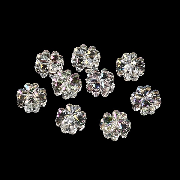PandaHall Transparent Acrylic Beads, UV Plating Iridescent, Clover, 9.5x9.5x5mm, Hole: 1.6mm Acrylic Clover Clear
PandaHall Transparent Acrylic Beads, UV Plating Iridescent, Clover, 9.5x9.5x5mm, Hole: 1.6mm Acrylic Clover Clear