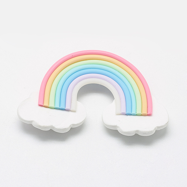 PandaHall Handmade Polymer Clay Cabochons, Rainbow, Colorful, 34~37x56~61x2~8mm Polymer Clay Rainbow
PandaHall Handmade Polymer Clay Cabochons, Rainbow, Colorful, 34~37x56~61x2~8mm Polymer Clay Rainbow
