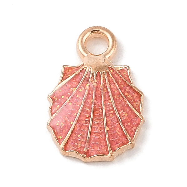 PandaHall Alloy Enamel Pendants, Light Gold, Shell Shape Charm, Light Coral, 18x12x3mm, Hole: 2.5mm Alloy+Enamel Shell Shape
PandaHall Alloy Enamel Pendants, Light Gold, Shell Shape Charm, Light Coral, 18x12x3mm, Hole: 2.5mm Alloy+Enamel Shell Shape