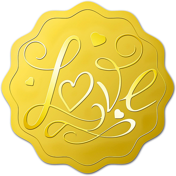 PandaHall BENECREAT 100pcs Letter Embossed Gold Foil Seals, 5cm Love Self Adhesive Embossed Stickers Decoration Labels for Envelopes...
PandaHall BENECREAT 100pcs Letter Embossed Gold Foil Seals, 5cm Love Self Adhesive Embossed Stickers Decoration Labels for Envelopes...