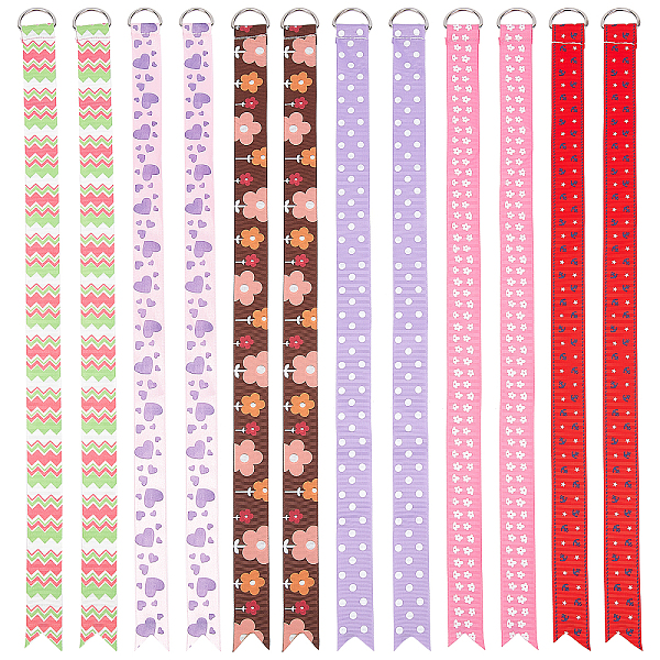 PandaHall AHANDMAKER 12Pcs 6 Style Hairpin Hair Clip Holder Storage Organizer, Mixed Color, 500x25x3mm, 2pcs/style Cloth Multicolor
PandaHall AHANDMAKER 12Pcs 6 Style Hairpin Hair Clip Holder Storage Organizer, Mixed Color, 500x25x3mm, 2pcs/style Cloth Multicolor
