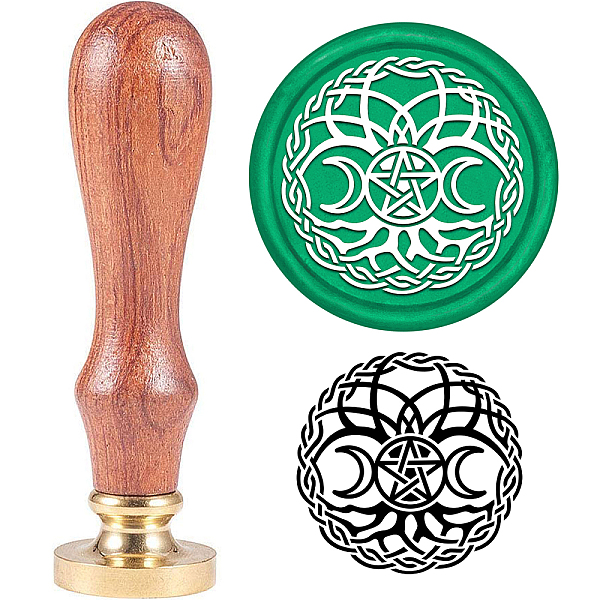 PandaHall SUPERDANT Celtic Knot Triple Moon Wax Seal Stamp Tree of Life Vintage Wax Stamp 30mm Sealing Stamps with Removable Brass Head Wood...
PandaHall SUPERDANT Celtic Knot Triple Moon Wax Seal Stamp Tree of Life Vintage Wax Stamp 30mm Sealing Stamps with Removable Brass Head Wood...