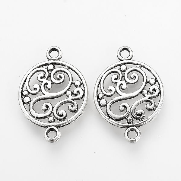 PandaHall Tibetan Style Alloy Links connectors, Flat Round, Cadmium Free & Lead Free, Antique Silver, 20x14x2mm, Hole: 1.5mm Alloy Flat...
PandaHall Tibetan Style Alloy Links connectors, Flat Round, Cadmium Free & Lead Free, Antique Silver, 20x14x2mm, Hole: 1.5mm Alloy Flat...
